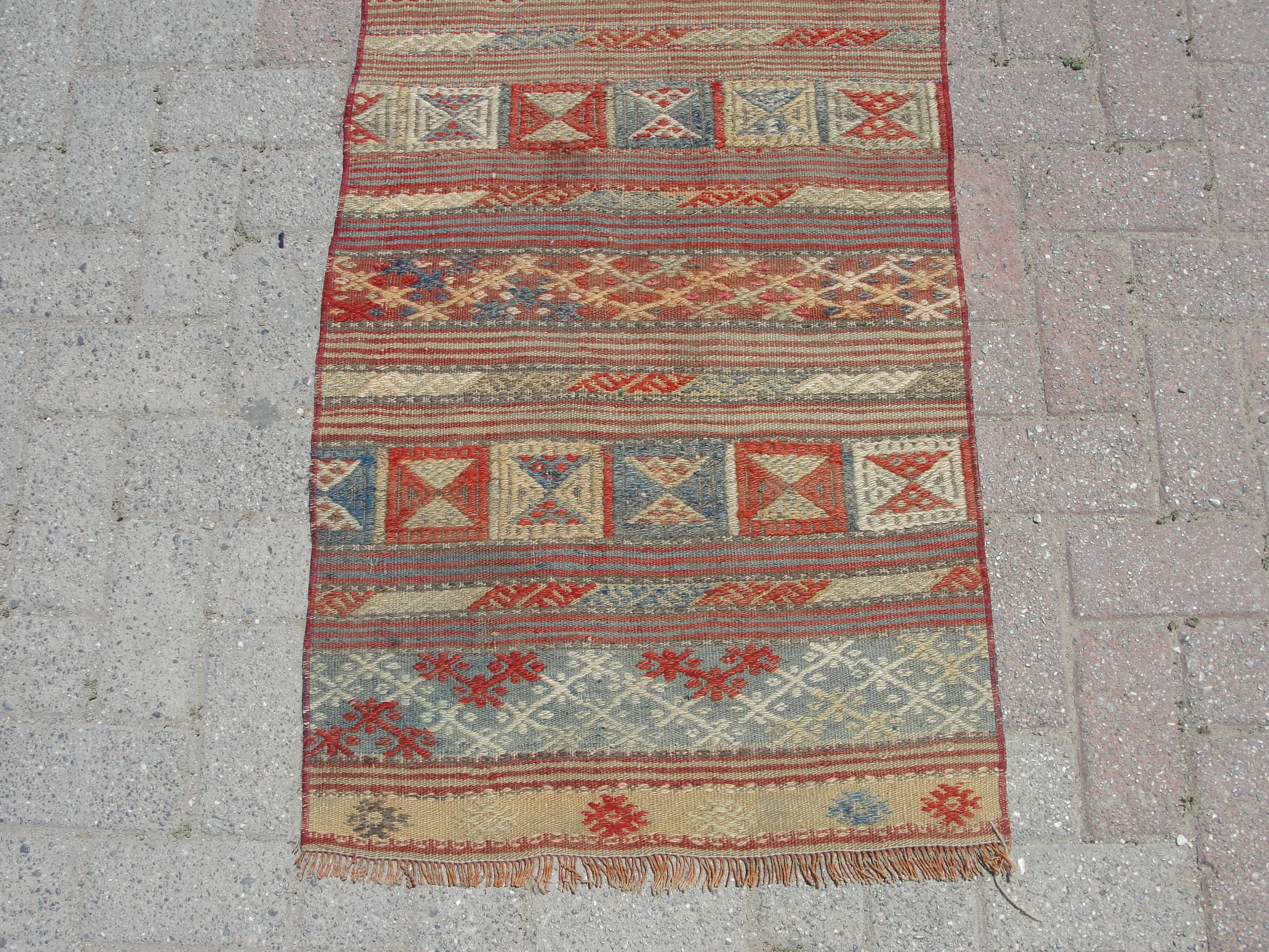 Handmade kilim rug runner
