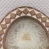 Wall-mounted candlestick in grayish colors, Danish and from the 1970s-80s.