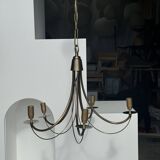 Modern metal chandelier with 5 lights