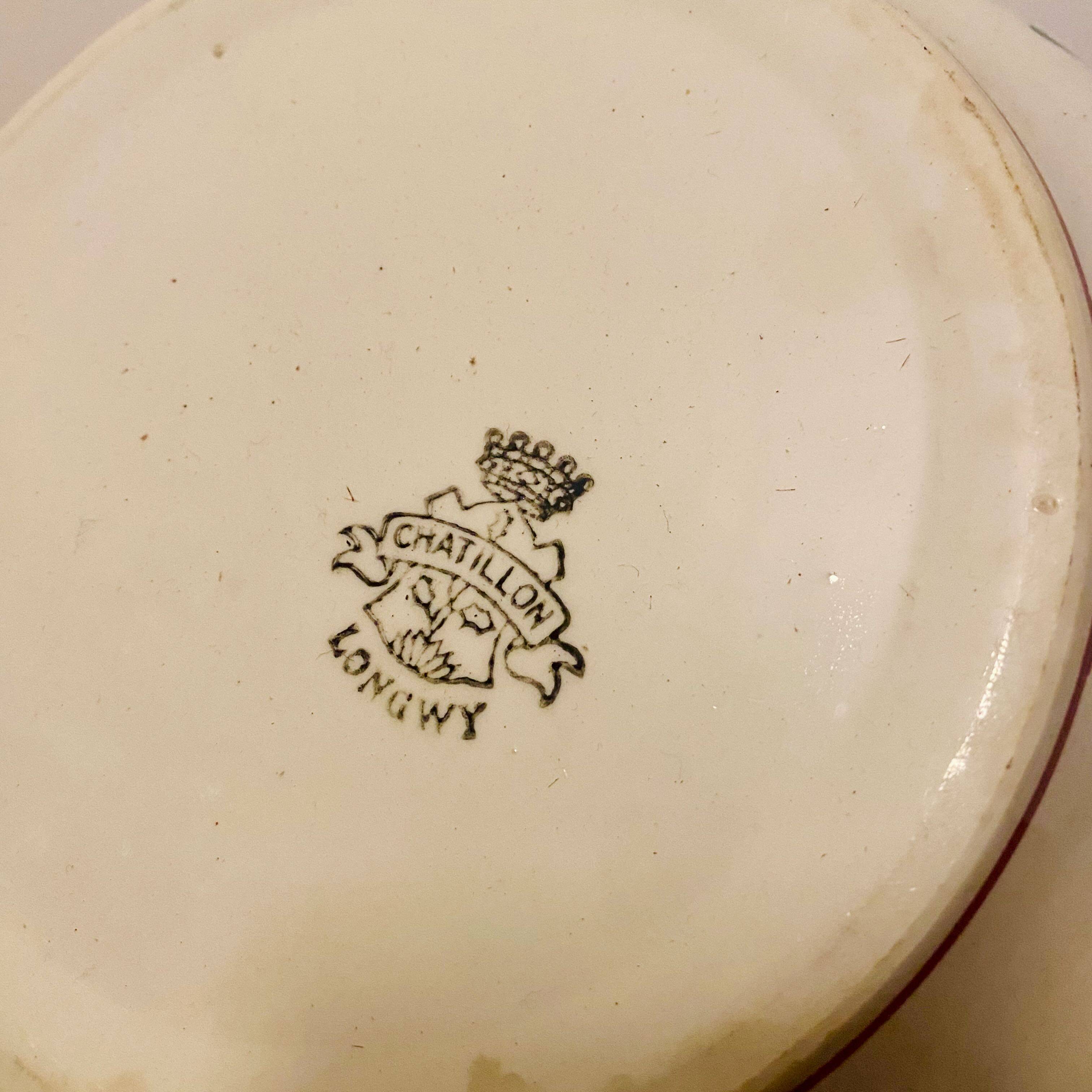 Longwy Chatillon salad bowl