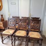 6 Arts and Crafts chairs