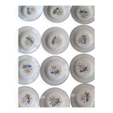 Set of 12 VF Paris soup plates