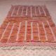 Pink maze rug - Moroccan Berber rug 150/250