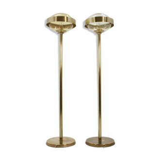 Set of Space Age Floor Lamps Kamenický Šenov, 1970s