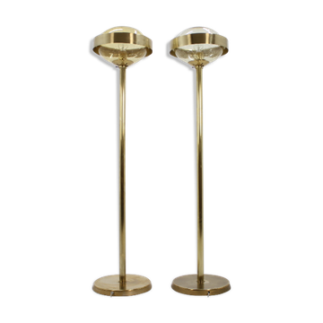 Set of Space Age Floor Lamps Kamenický Šenov, 1970s
