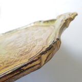 Vintage Italian carved wooden tray