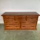 Rattan sideboard, Maugrion furniture design 1970