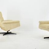 Pair of Armchairs, Tabouret by Morávek a Munzar, 1968s