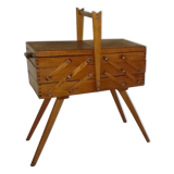 seamstress sewing box worker