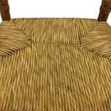 Art Deco chair minimalist oak wicker minimalist design