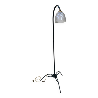 Lampadaire tripode vintage