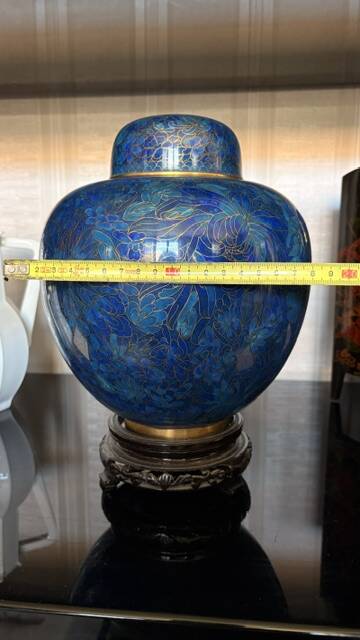very beautiful cloisonné vase