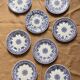 Flat plates Gien Renaissance, wall decoration