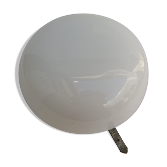 Plafonnier verre opaline vintage