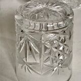 Set of 5 crystal whiskey glasses