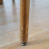 6 Scandinavian beech skai chairs