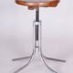 Bauhaus Piano Stool from Mücke-Melder, Czech, 1930s