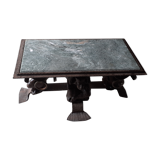 Wrought iron coffee table
