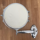 Vintage illuminated adjustable mirror, Double Brot, France 1950