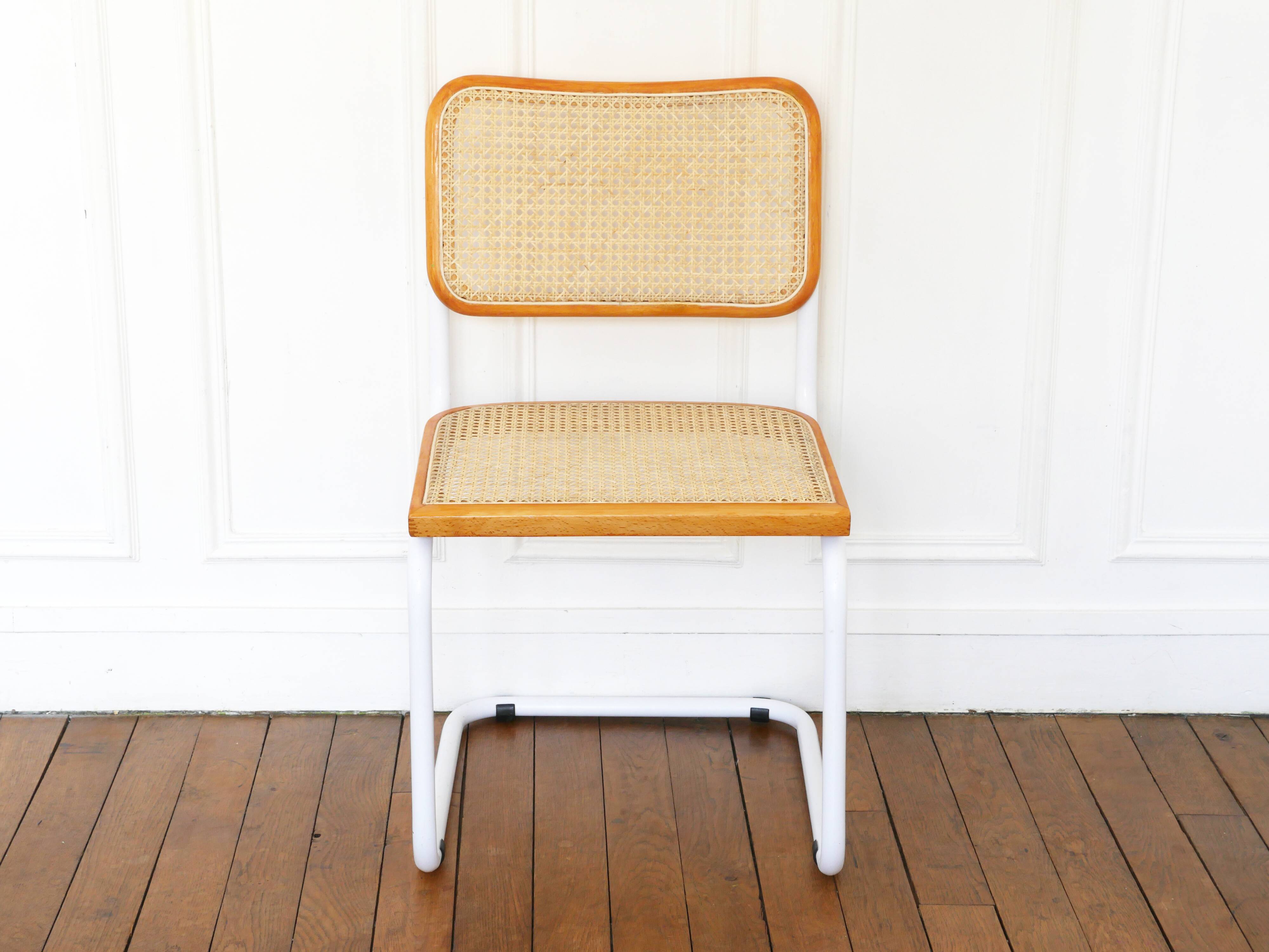 Cesca B32 Breuer Chair Made in Italy - Seat and back cane redone