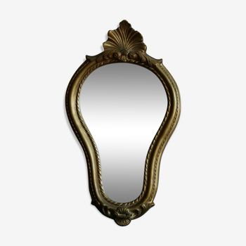 Baroque shell mirror