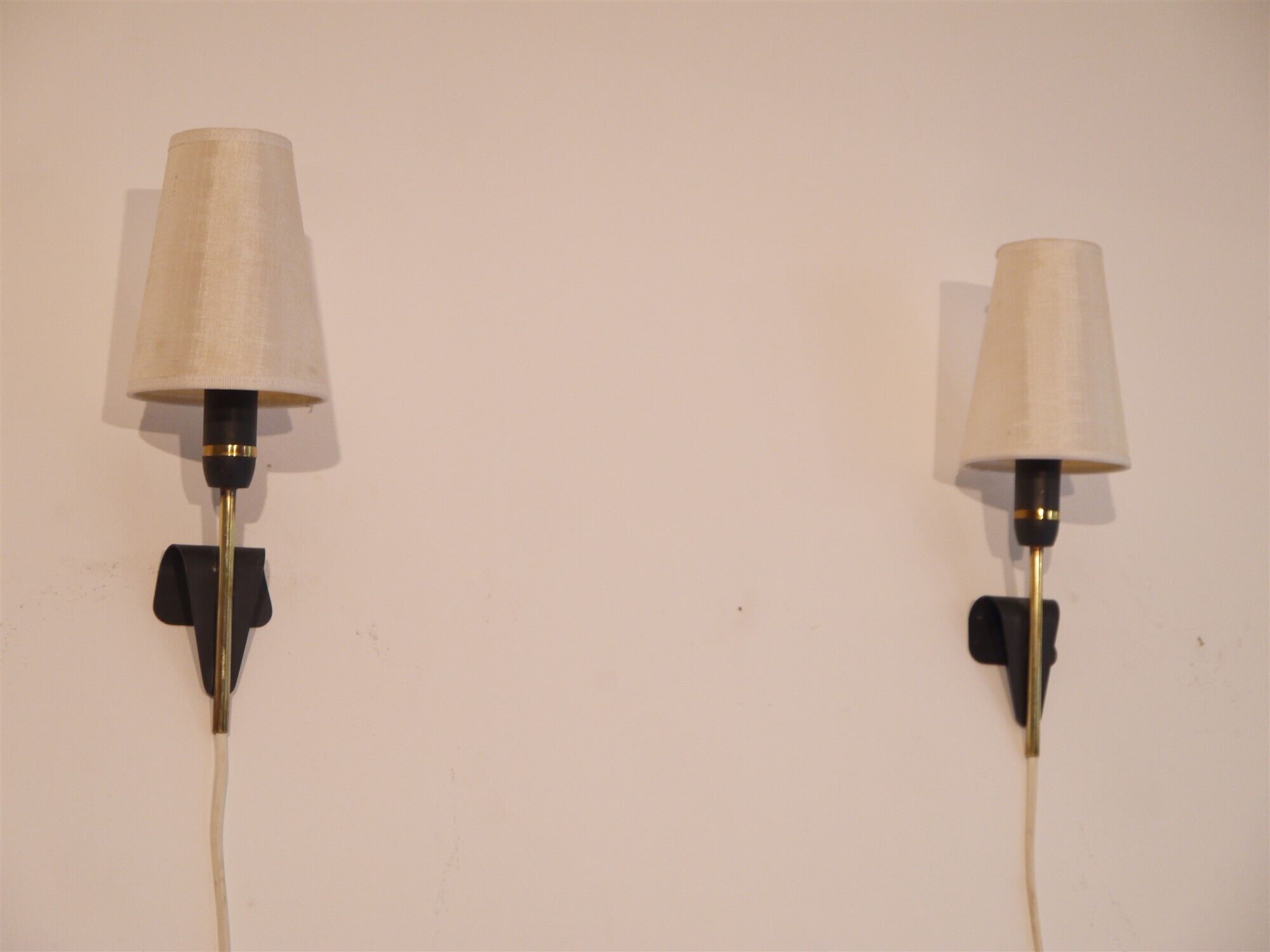 Pair of  wall lamps 1960