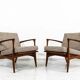 Vintage scandinavian armchairs, Denmark, 60s, Set Of 2