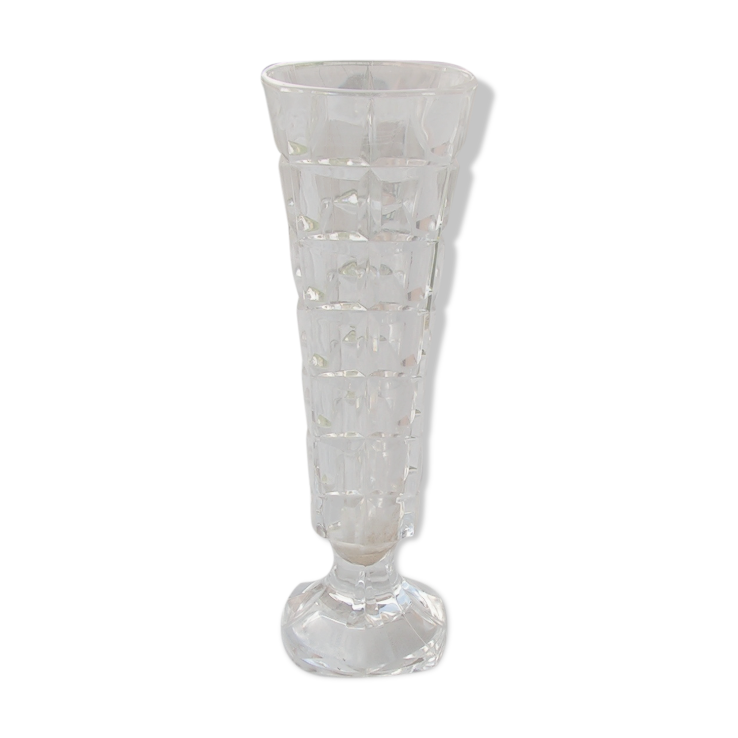 Glass soliflore vase