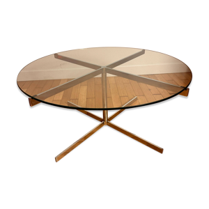 table basse ronde en - 1970