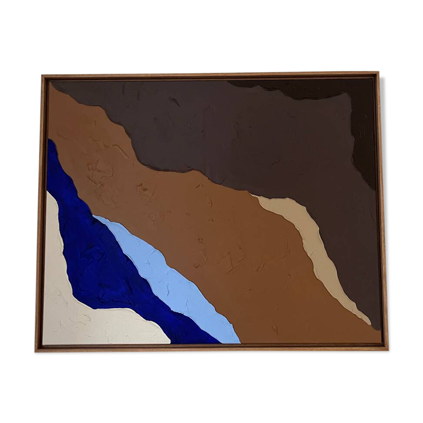 Colored relief painting