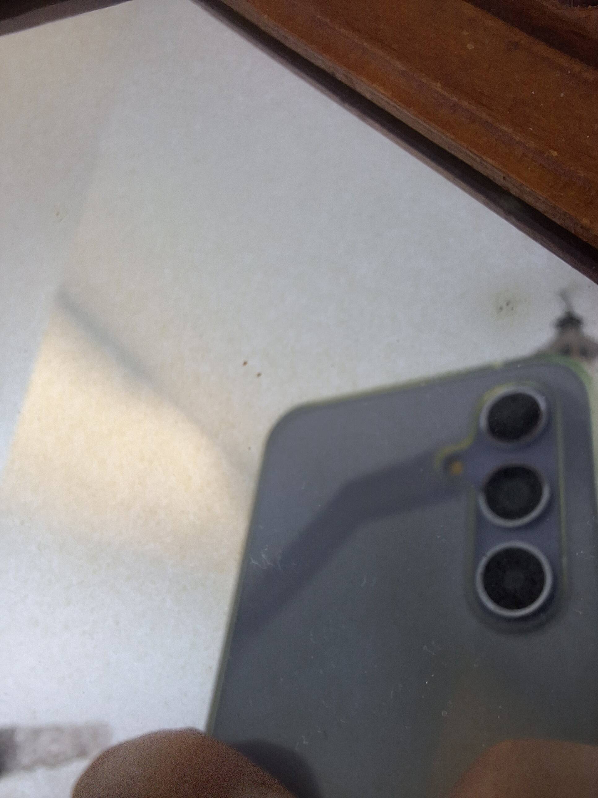 Vintage octagon mirror