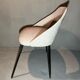 Duo de chaises tonneau 1950