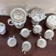 Limoges porcelain tea/coffee service – Maison Giraud, gold decoration – X