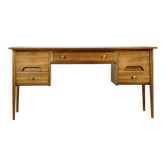 Midcentury A. Younger Walnut Desk. Unique Vintage Modern