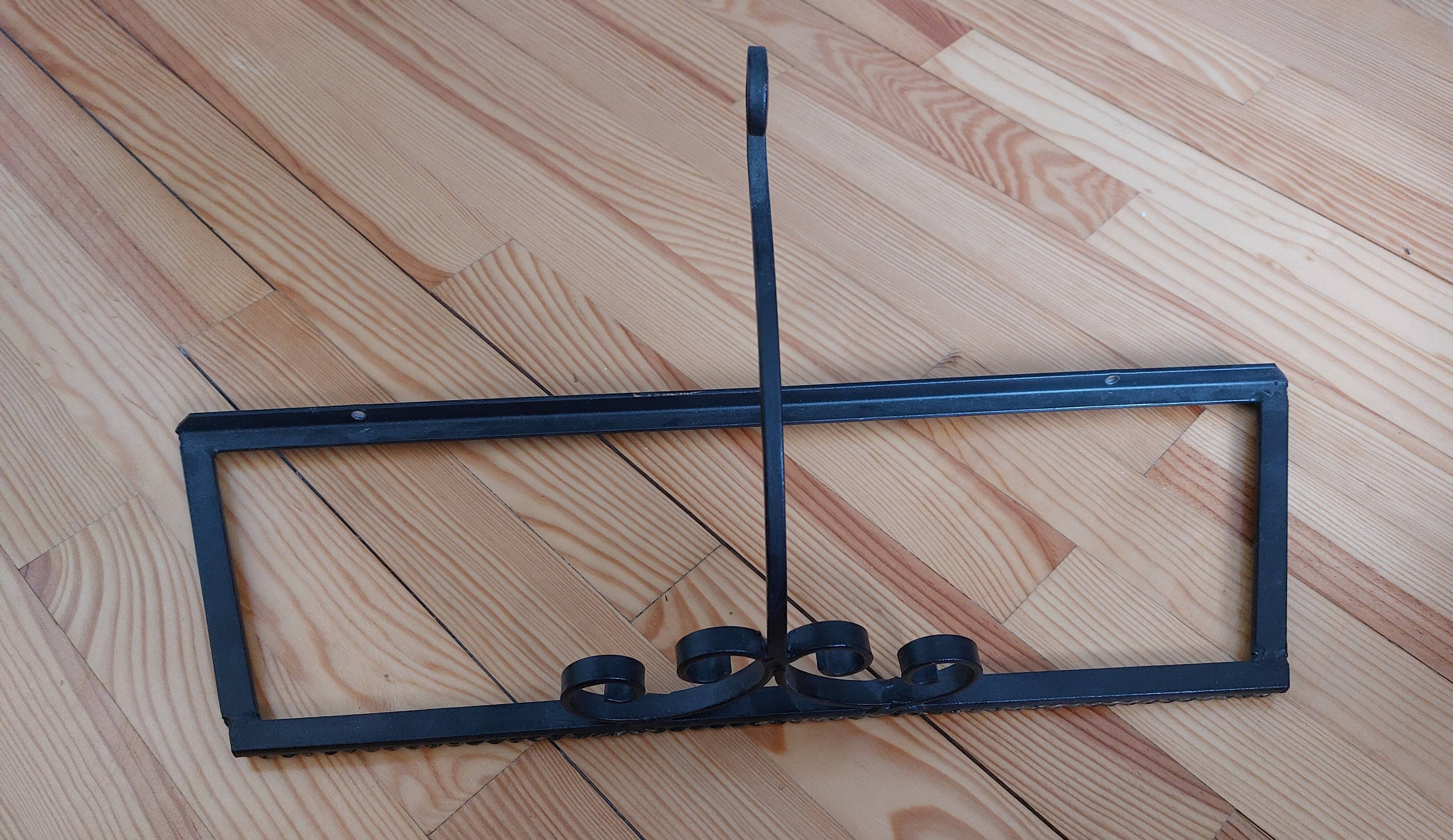 Wrought iron shelf