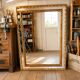 Antique wall mirror in gilded wood – Saint-Gobain glass