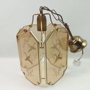 Vintage gold metal chandelier