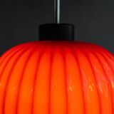 Vintage Czechoslovak Glass Hanging Lamp By Osvětlovací Sklo, 1970s