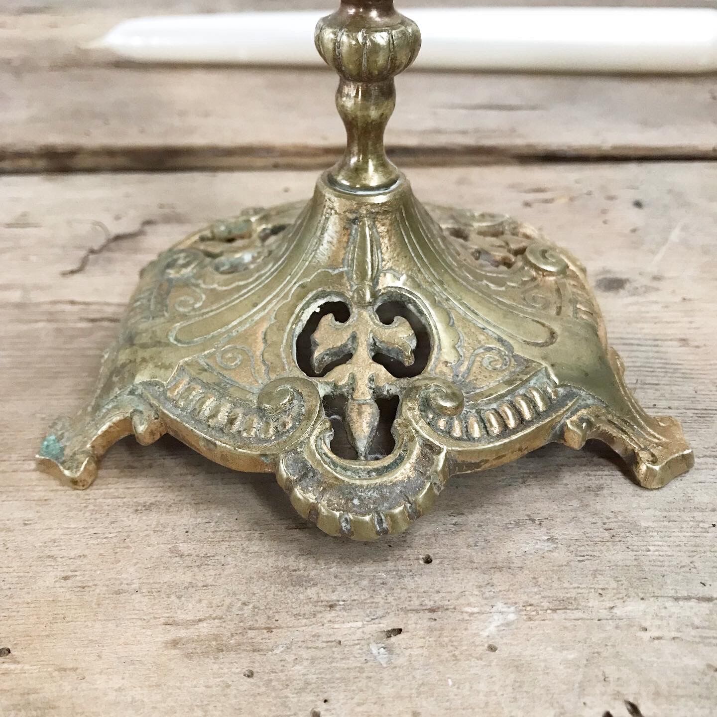Brass candlestick