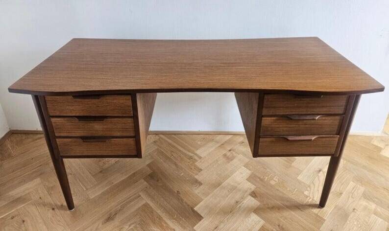 Very Rare Midcentury Teak Desk / Table, Denmark, 1960s