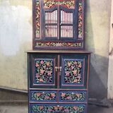 Balinese buffet or console and mirror