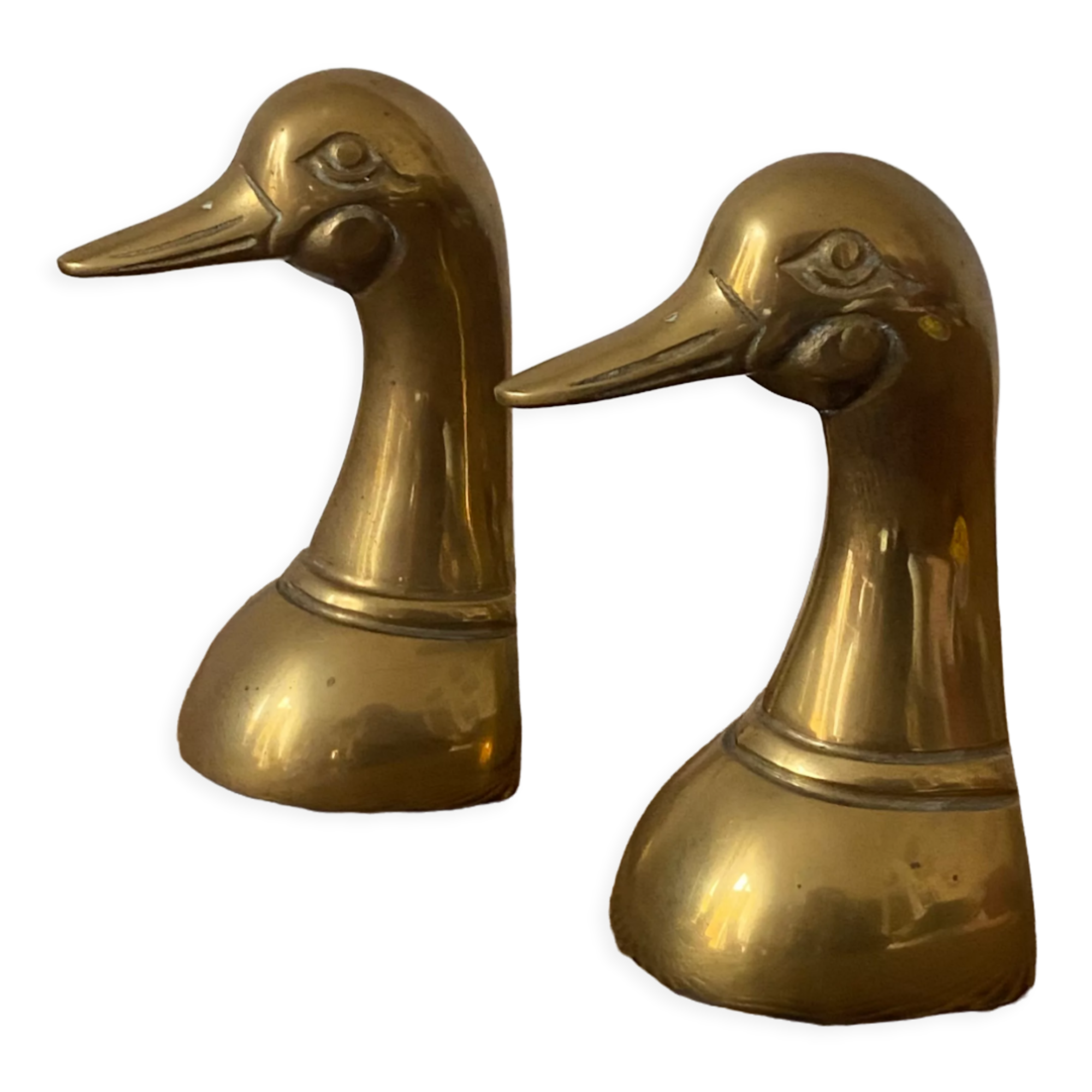 Brass duck head book greenhouse 60s.