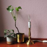 Golden table lamp Hollywood Regency by Danalux