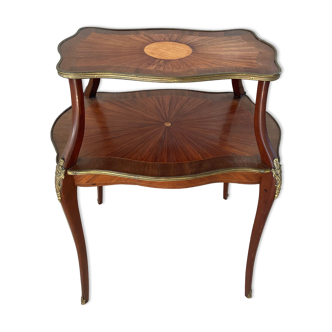 Guéridon table à thé style Louis XV