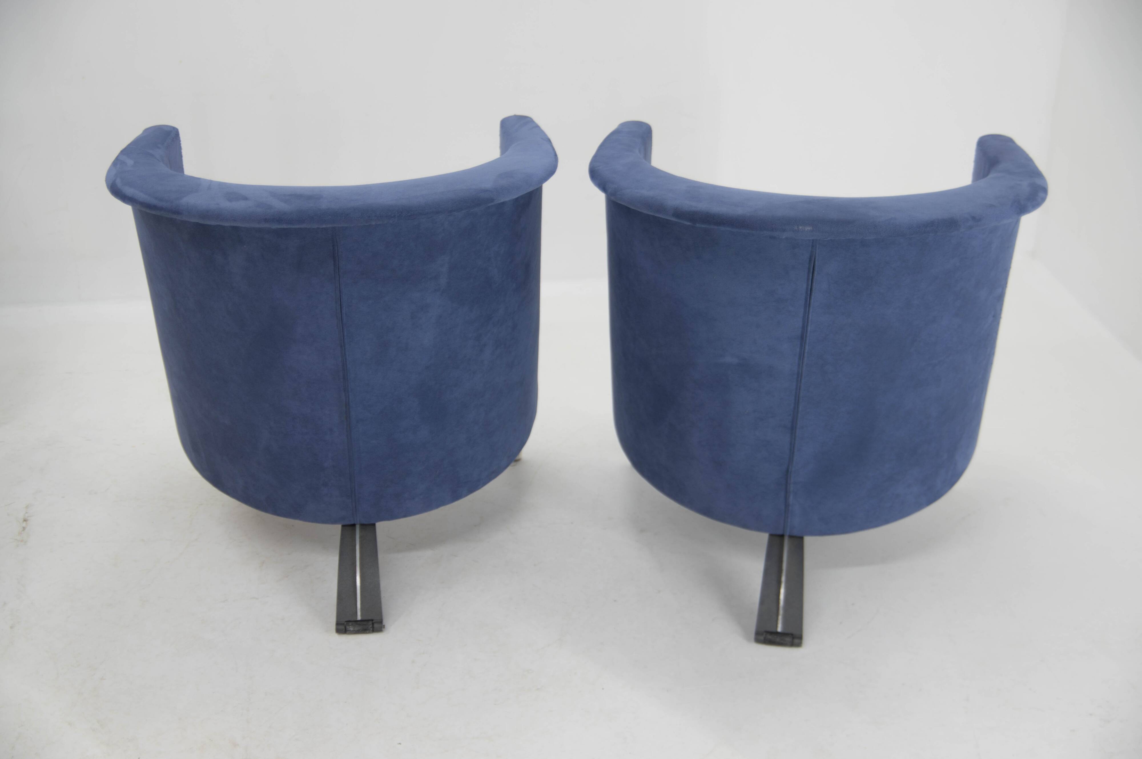 Set of Two Armchairs by Paolo Piva for B&B Italia, 1980s