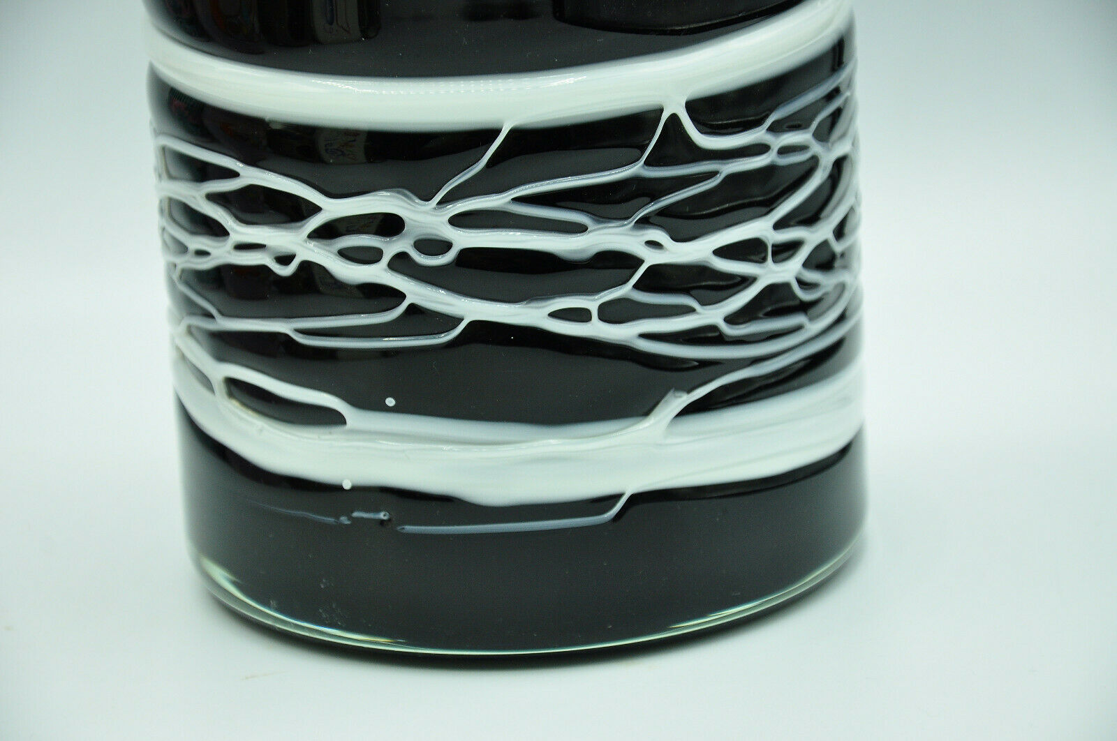 Murano Venice Black Black Contemporary Design Vase