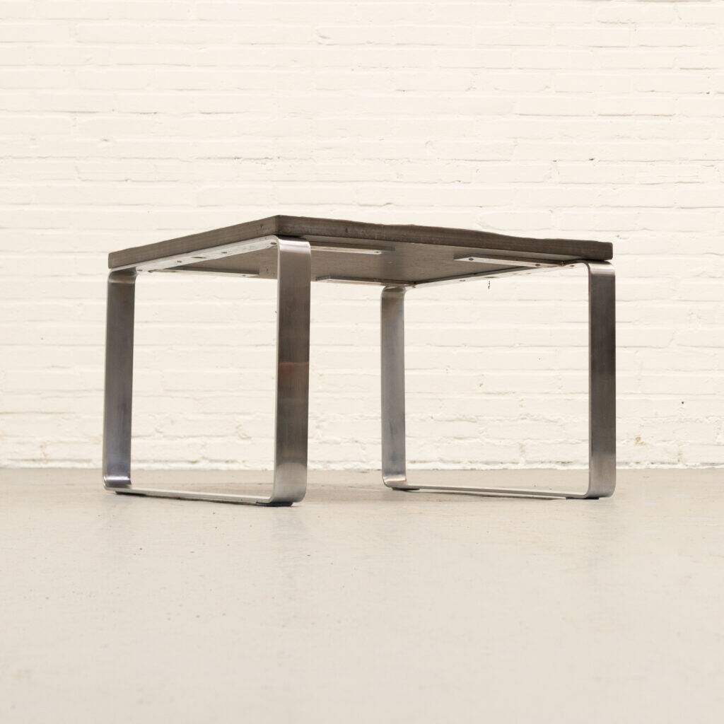 Slate & Chrome coffee table by Draenert 1970s
