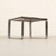 Slate & Chrome coffee table by Draenert 1970s