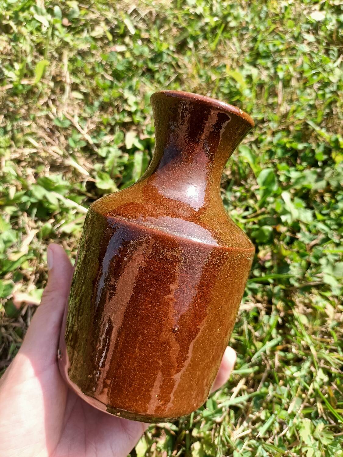 Vintage brown vase
