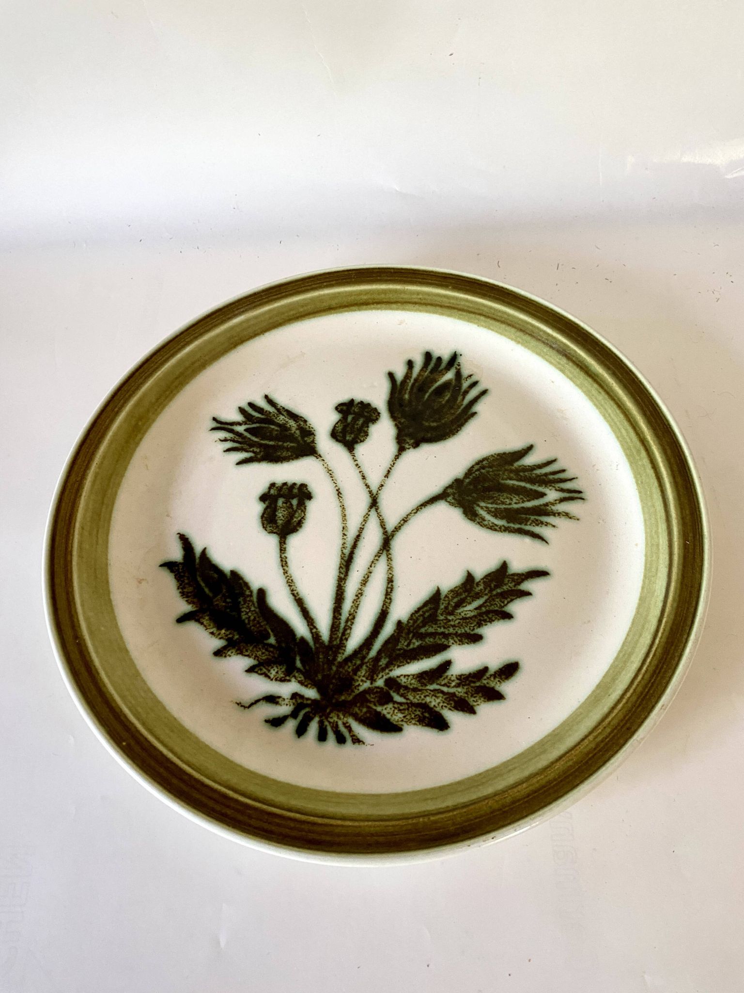Plat céramique Gien « herbier » 29 cm